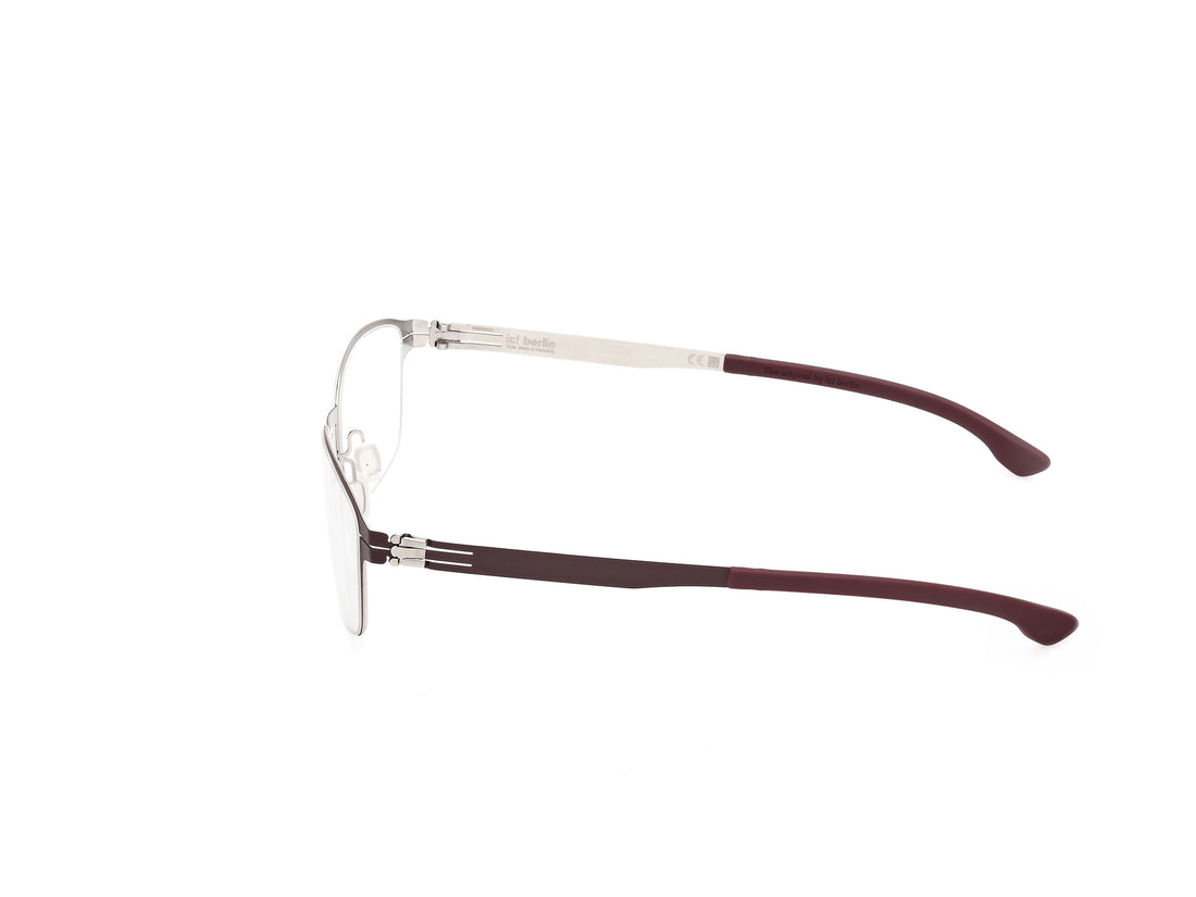 Lunettes de vue ic! berlin ic5134-d ling 071 burdeos masculino taille 57mm - Vue détaillée