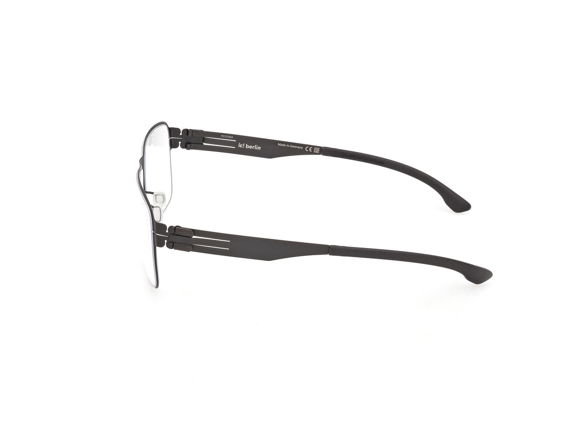 Óculos graduados ic! berlin ic5174 thorsti s. large 002 negro square unisex tamanho 61mm - Vista de detalhe