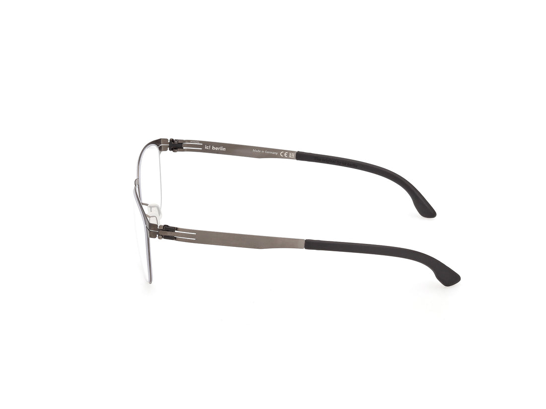 Óculos graduados ic! berlin ic5177 tilmann small 02a negro square unisex tamanho 51mm - Vista de detalhe