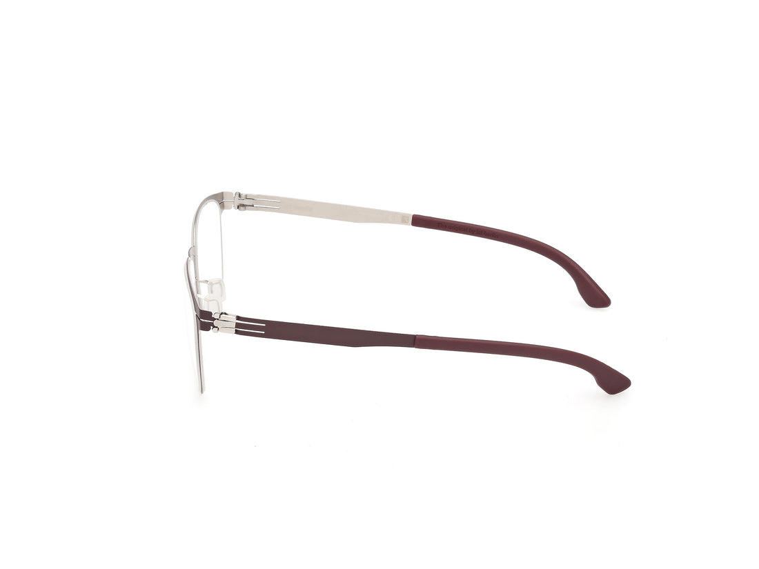 Óculos graduados ic! berlin ic5177 tilmann small 071 burdeos square unisex tamanho 51mm - Vista de detalhe