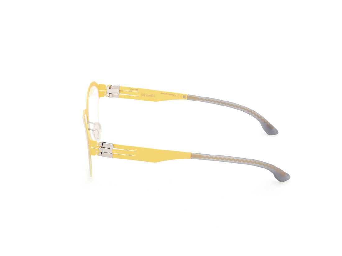 Óculos graduados ic! berlin ic5322 eike 041 amarillo round unisex tamanho 50mm - Vista de detalhe