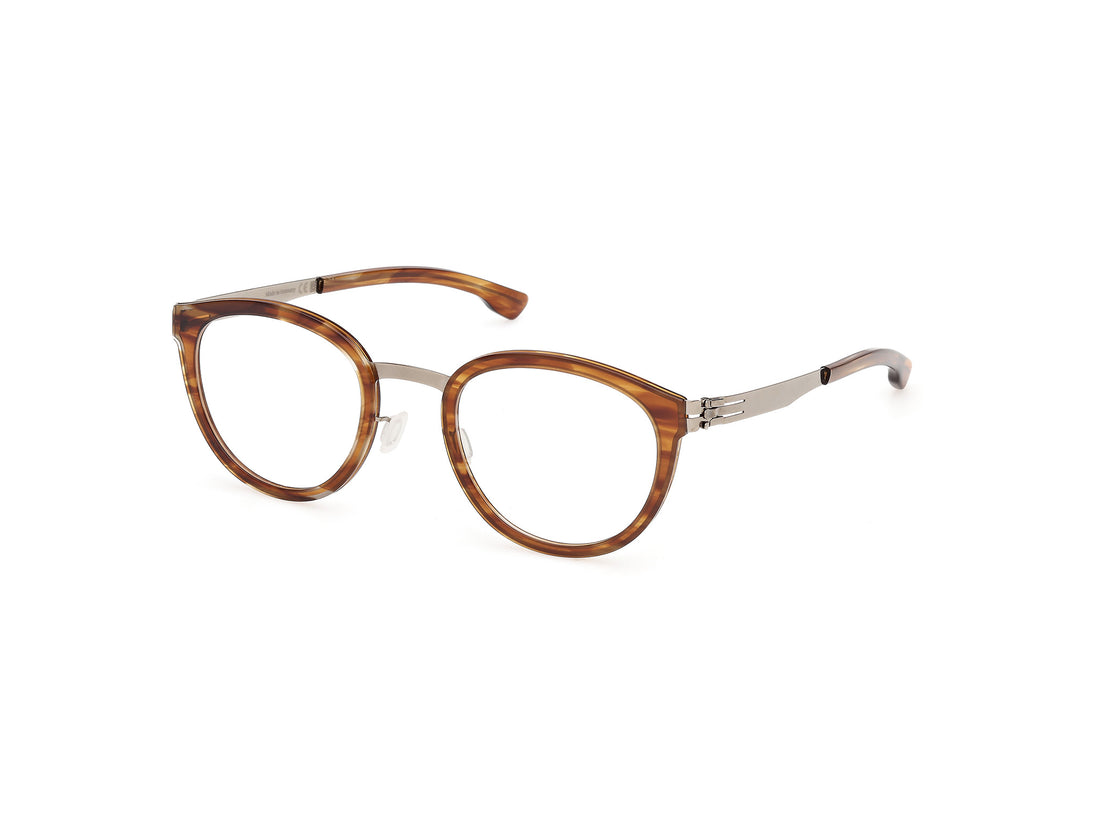 Óculos graduados ic! berlin ic5324 larry 034 bronce round unisex tamanho 49mm - Vista principal