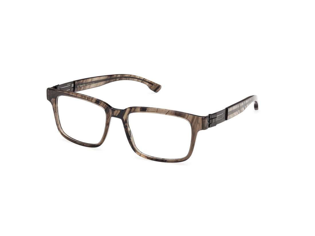 Óculos graduados ic! berlin ic5325 river 048 marron square unisex tamanho 54mm - Vista principal