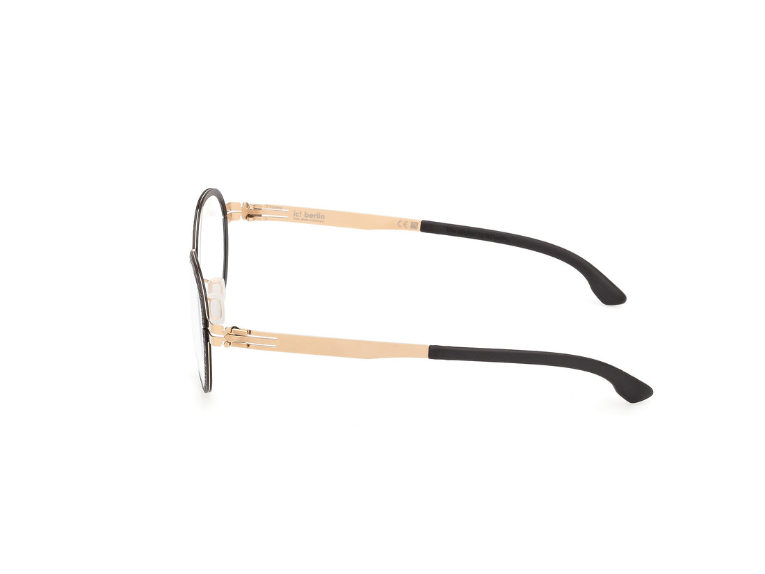 Occhiali da vista ic! berlin ic5326 gallium 005 negro round infantil taglia 49mm - Vista dettagliata