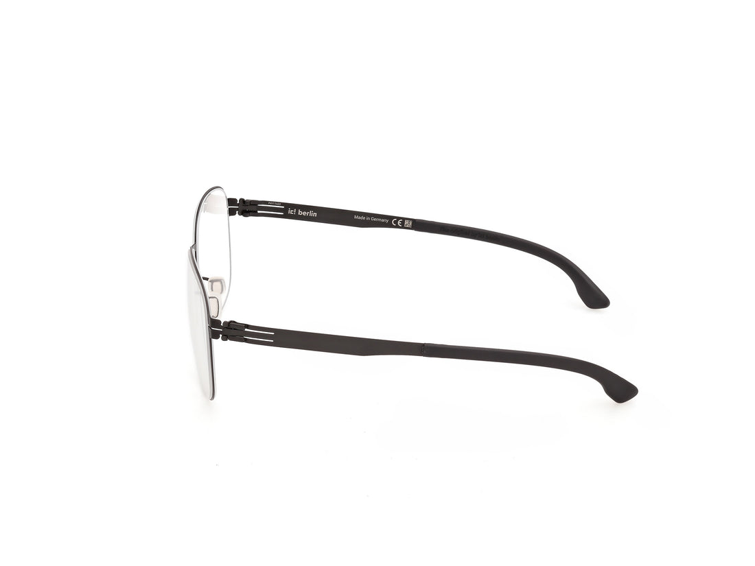 Occhiali da vista ic! berlin ic5334 002 negro oval unisex taglia 53mm - Vista dettagliata