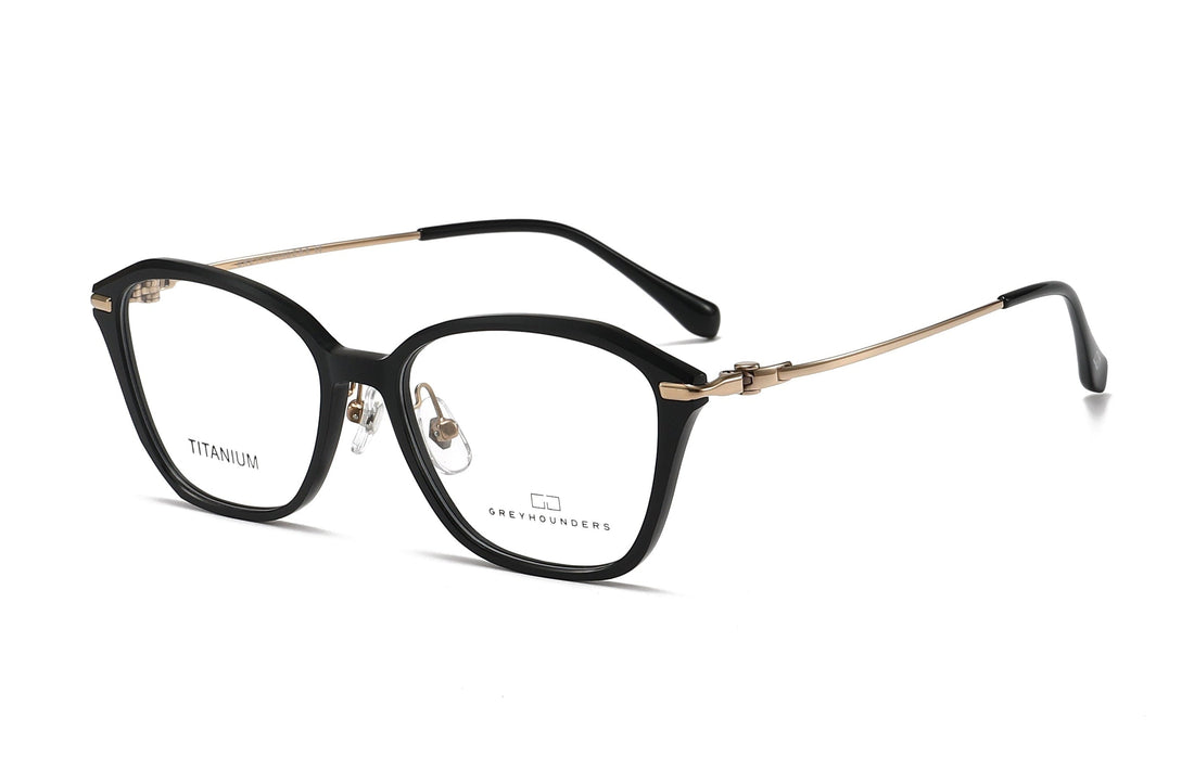 Brillen greyhounders sila c1 s black negro cat eye femenino größe 53mm - Hauptansicht