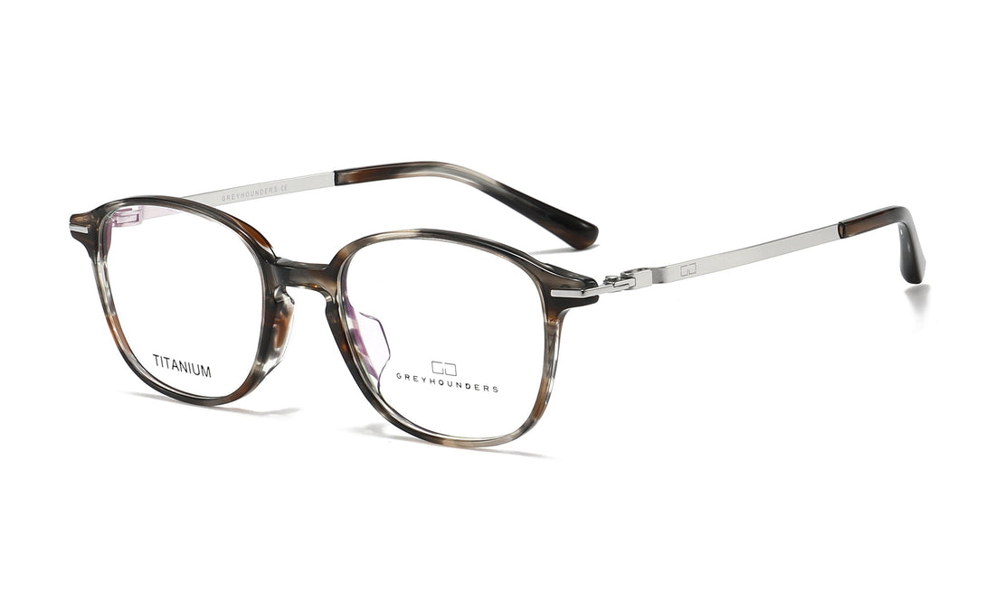 Brillen greyhounders oris c2 s transparent transparente square unisex größe 52mm - Hauptansicht
