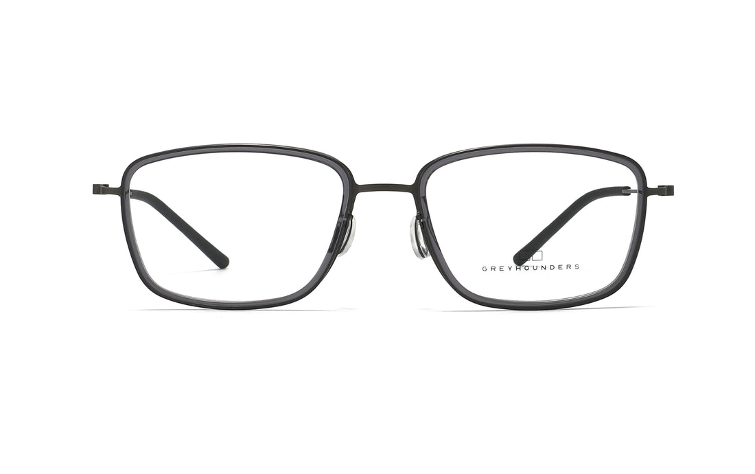 Brillen greyhounders 8045 c2 s grey gris rectangular masculino größe 54mm - Detailansicht