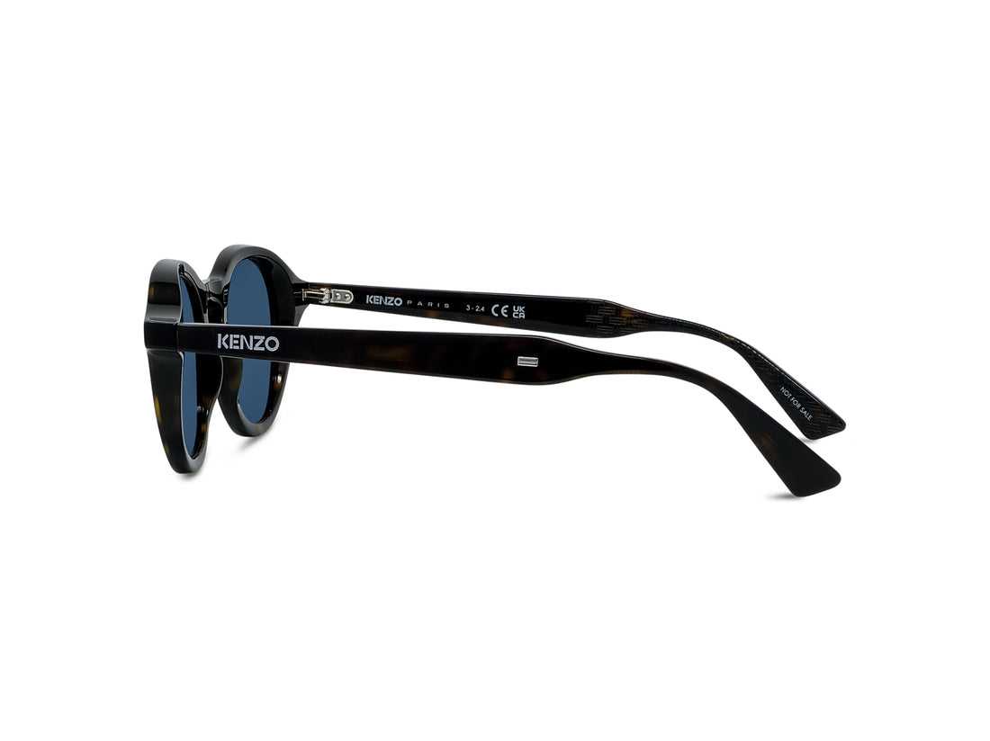 Occhiali da sole kenzo weave kz40211i 52v havana round unisex taglia 47mm - Vista dettagliata