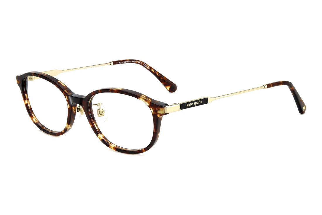 Lunettes de vue kate spade ks irie/fj 086 havana oval femenino taille 50mm - Vue principale