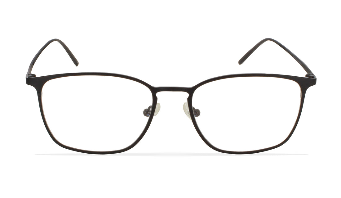 Óculos graduados greyhounders kent black negro square masculino tamanho 54mm - Vista de detalhe