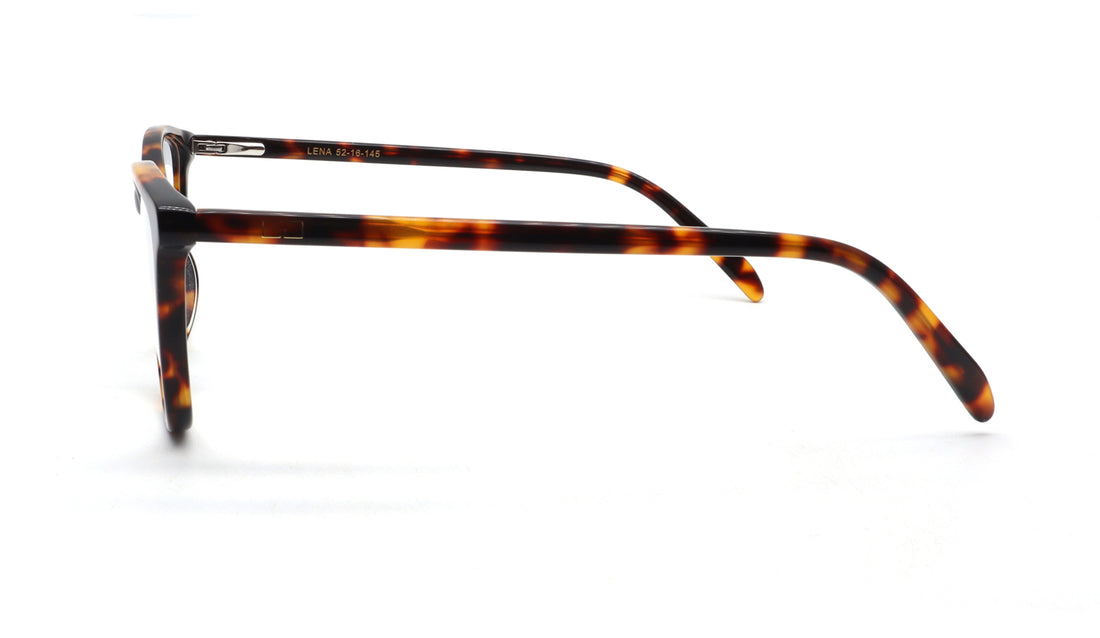 Gafas graduadas greyhounders lena c2 havana cat eye femenino talla 52mm - Vista de detalle