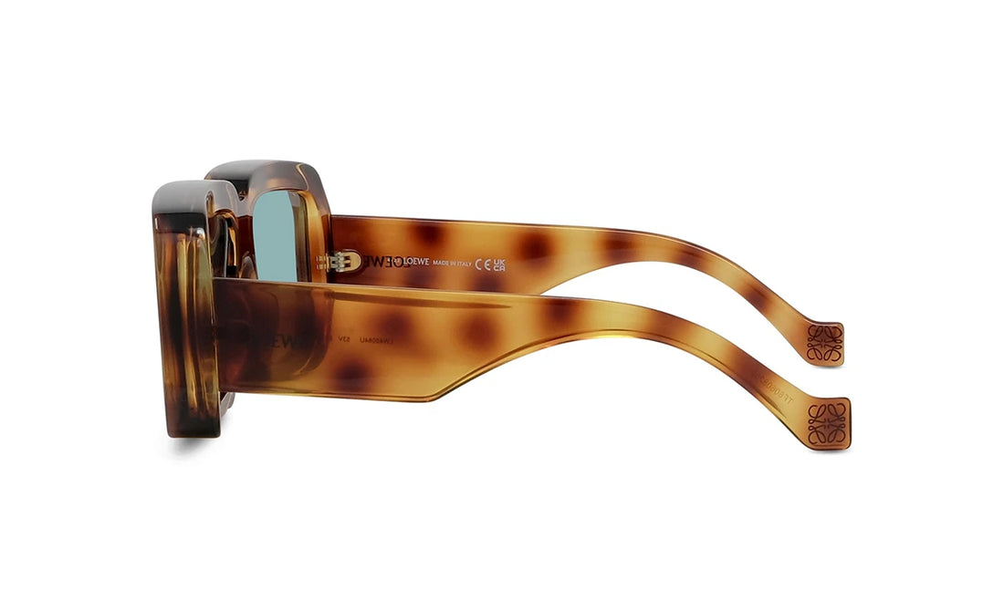 Occhiali da sole loewe signature lw40064u 53v havana mask unisex taglia 56mm - Vista dettagliata