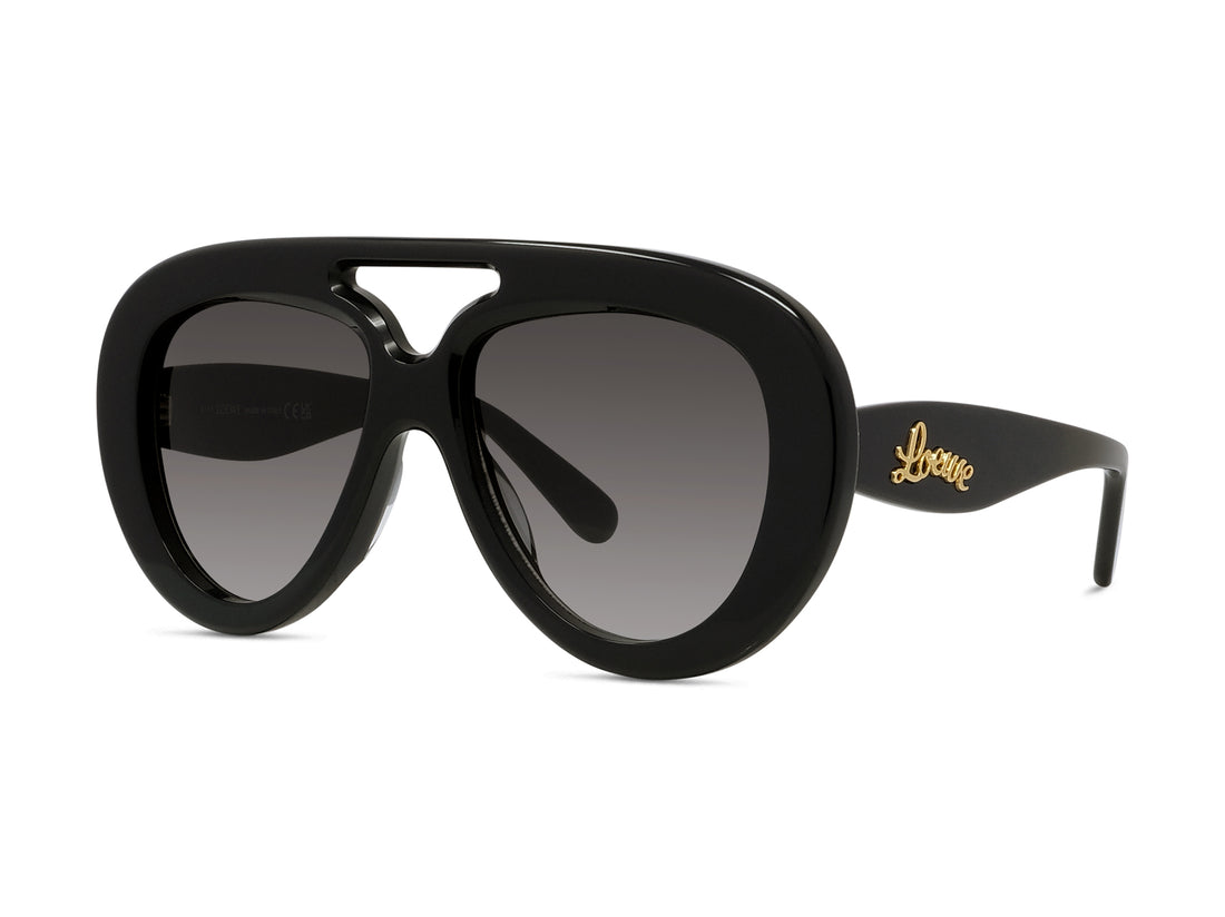 Gafas de sol loewe curvy lw40144u 01b black pilot masculino talla 55mm - Vista principal