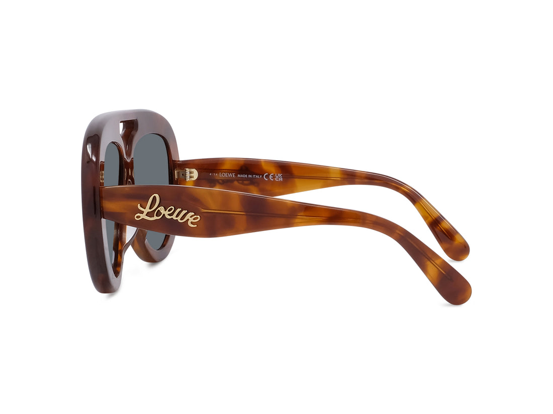 Gafas de sol loewe curvy lw40144u 53v havana pilot masculino talla 55mm - Vista de detalle