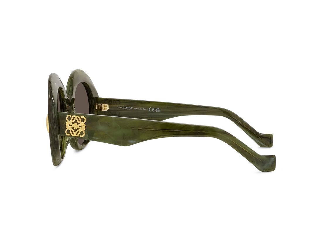 Gafas de sol loewe anagram lw40146i 96e green oval femenino talla 50mm - Vista de detalle