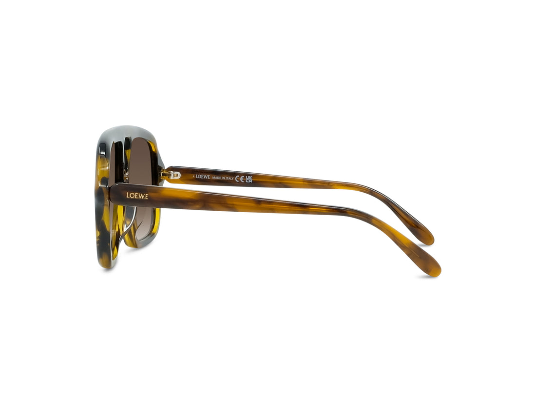 Gafas de sol loewe slim lw40161u 52f havana rectangular femenino talla 54mm - Vista de detalle