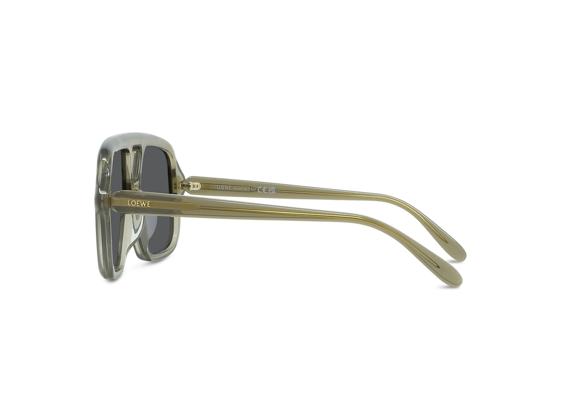 Gafas de sol loewe slim lw40161u 96a green rectangular femenino talla 54mm - Vista de detalle