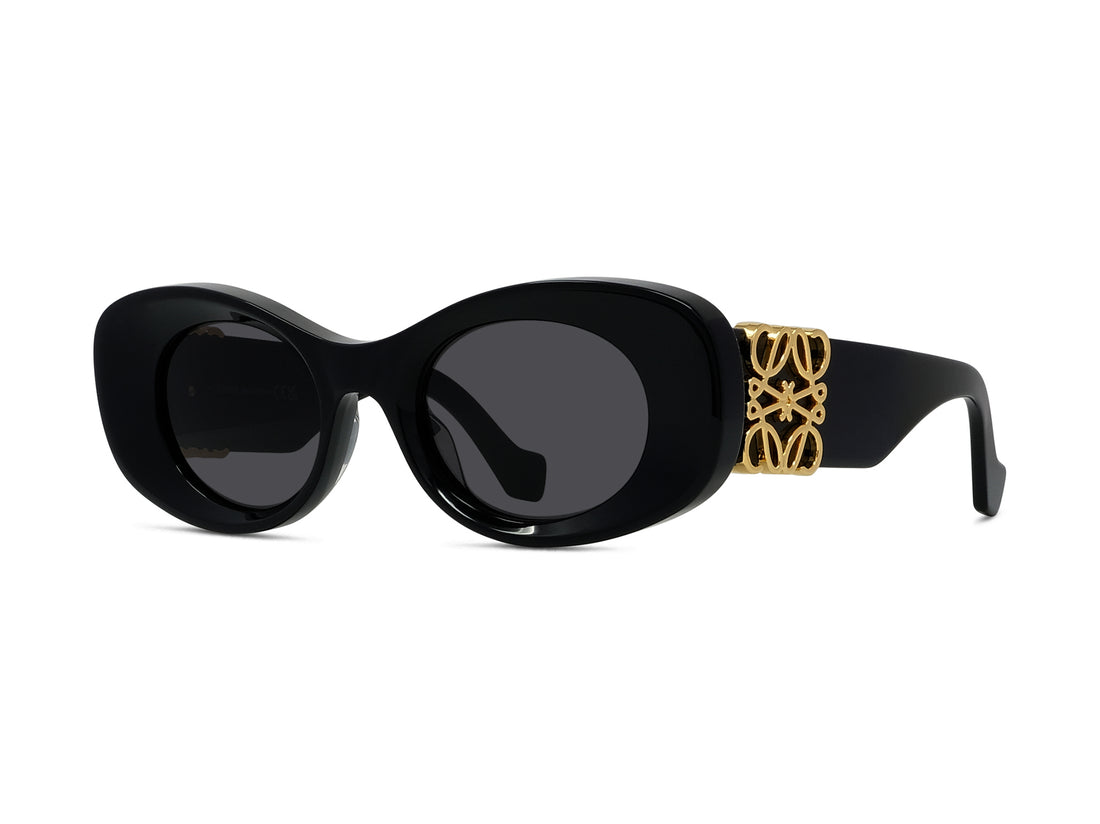 Gafas de sol loewe anagram lw40175u 01a black oval femenino talla 49mm - Vista principal