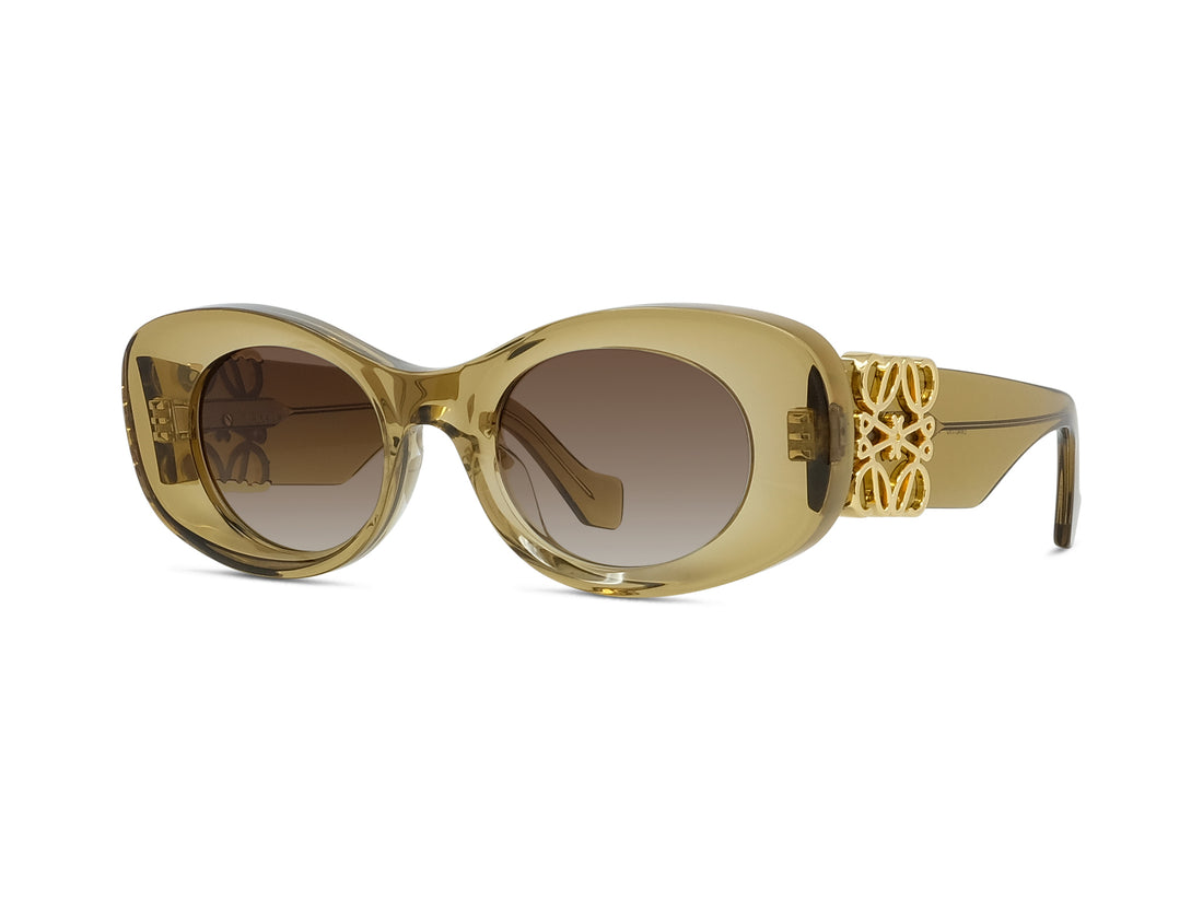 Gafas de sol loewe anagram lw40175u 96f green oval femenino talla 49mm - Vista principal