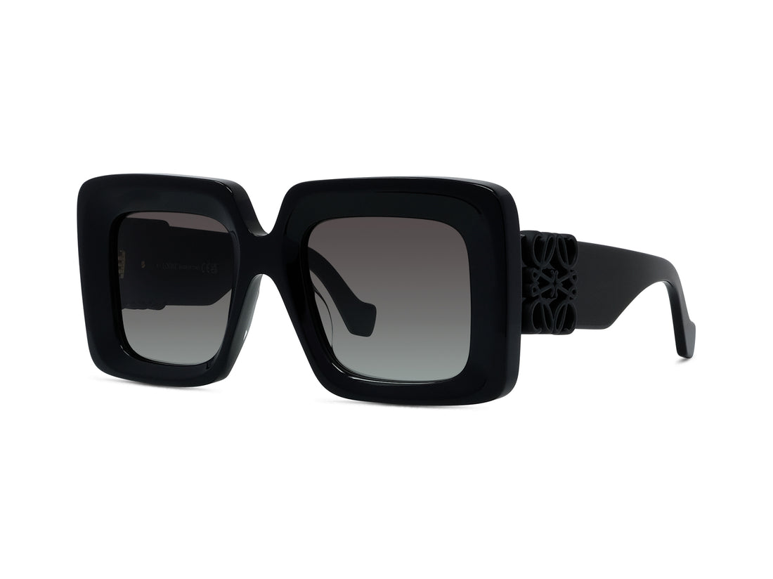 Gafas de sol loewe anagram lw40176u 01b black rectangular femenino talla 51mm - Vista principal