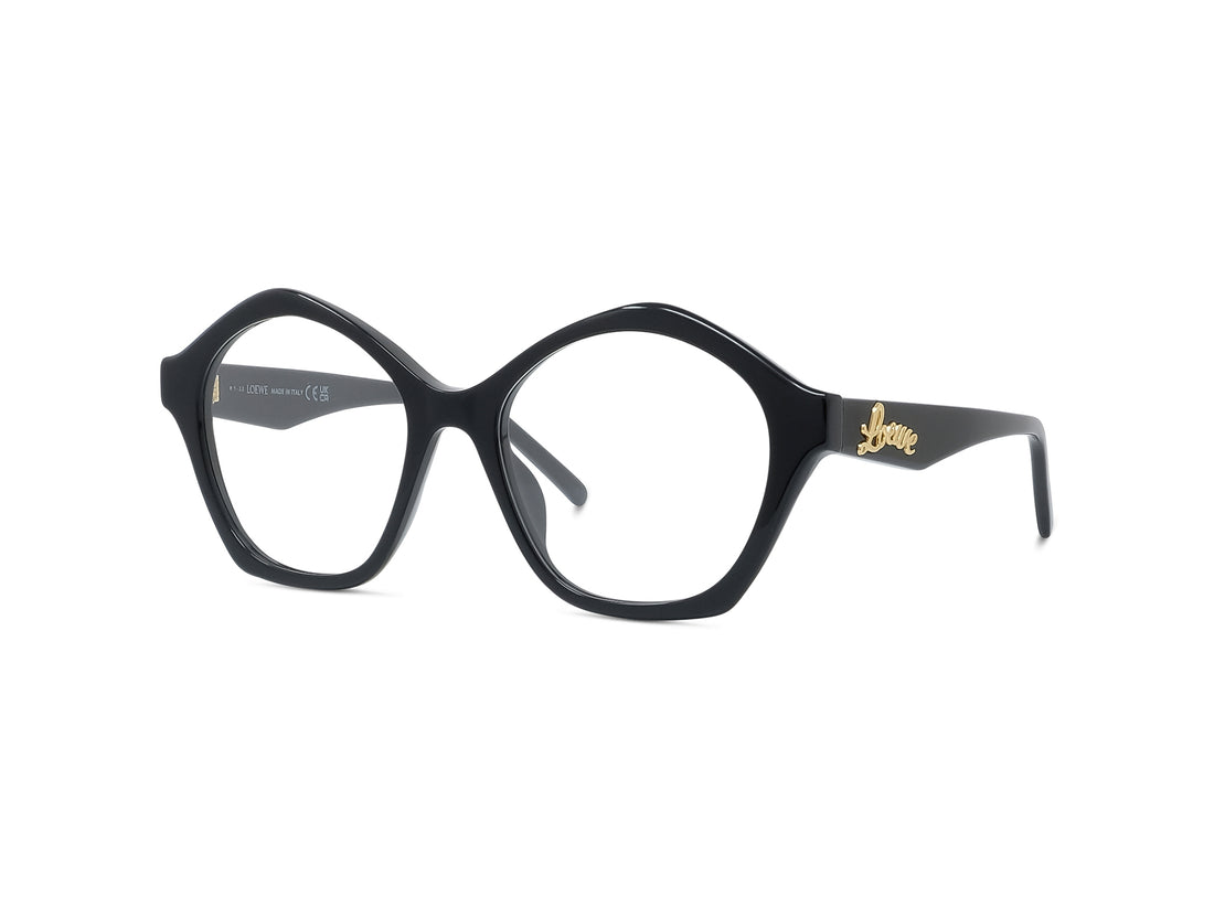 Brillen loewe curvy lw50053i 001 black geometric femenino größe 51mm - Hauptansicht