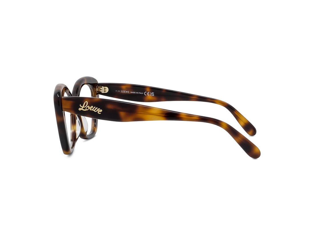 Brillen loewe curvy lw50067i 052 havana butterfly femenino größe 52mm - Detailansicht