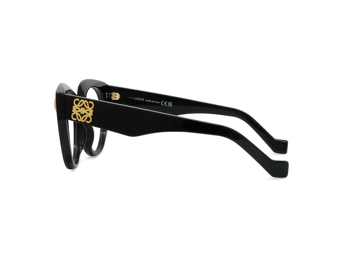 Brillen loewe anagram lw50081i 001 black geometric femenino größe 51mm - Detailansicht