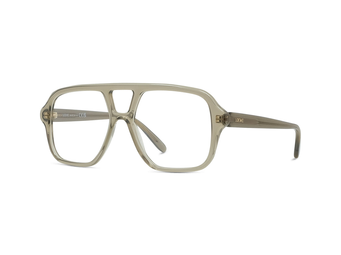 Brillen loewe slim lw50097i 096 green rectangular femenino größe 54mm - Hauptansicht
