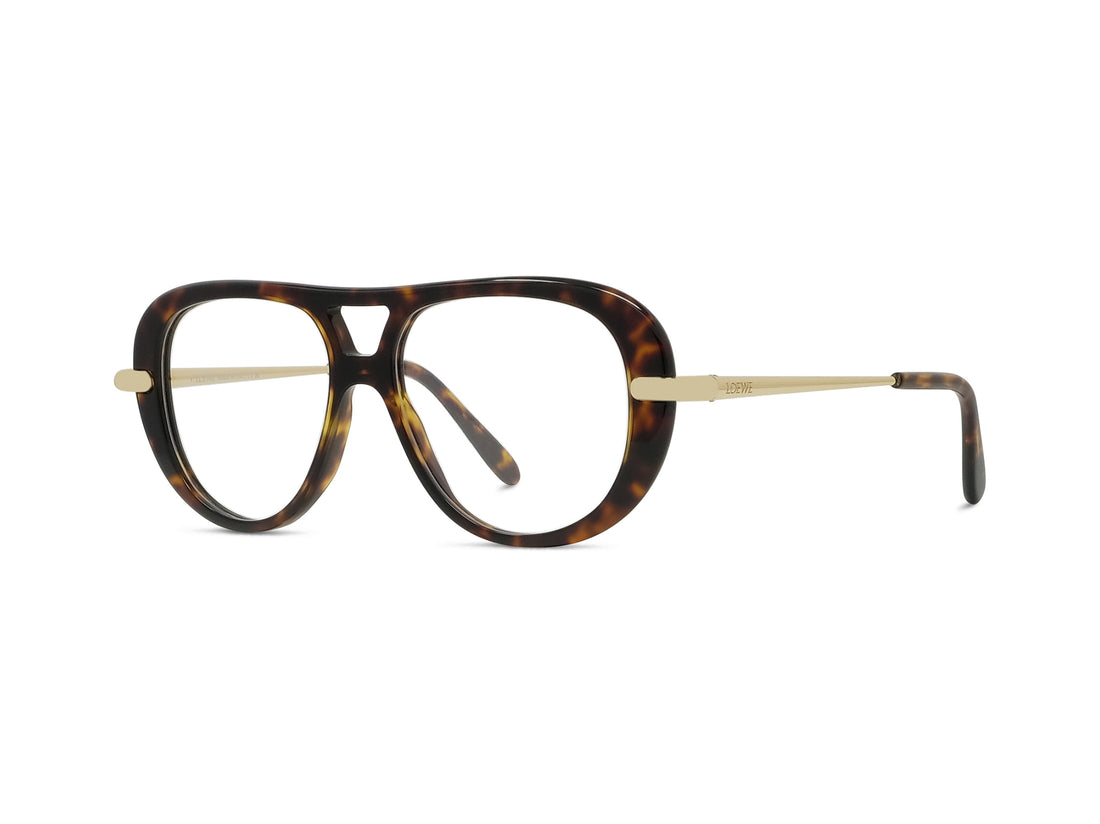 Prescription glasses loewe slim lw50112i 052 havana pilot femenino size 51mm - Main view
