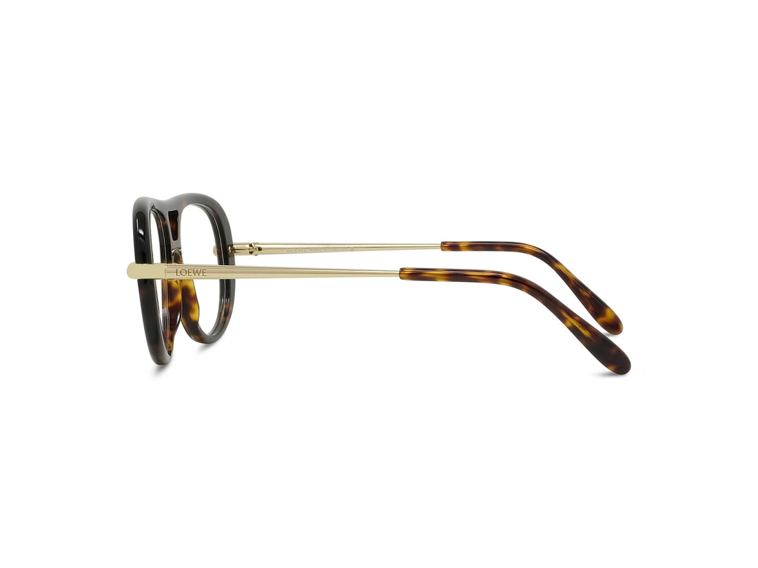 Prescription glasses loewe slim lw50112i 052 havana pilot femenino size 51mm - Detailed view