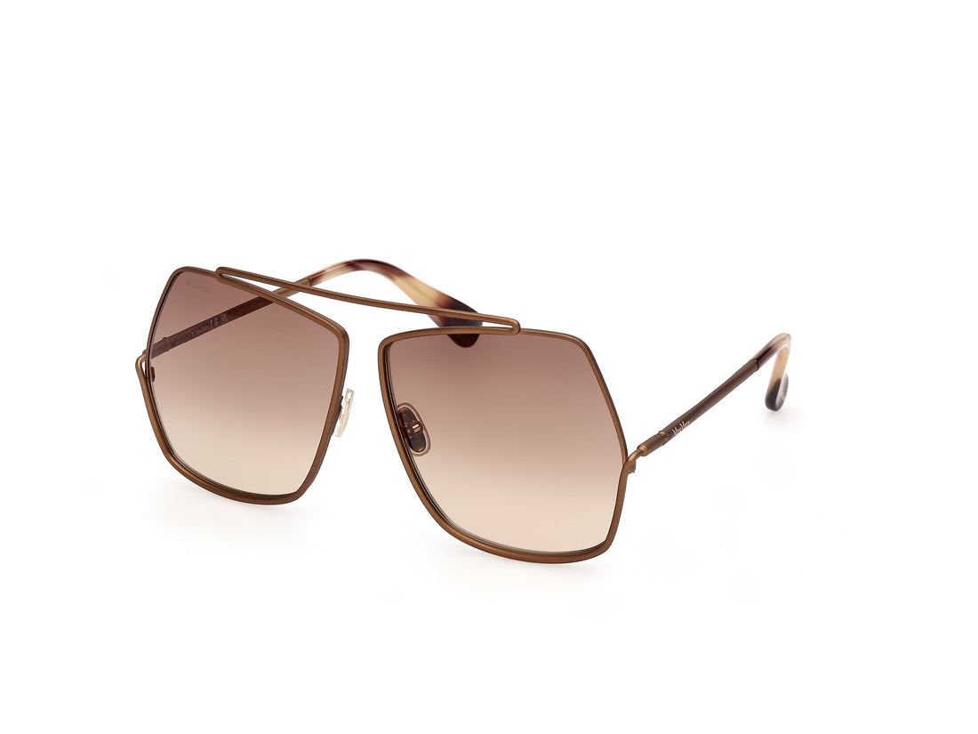 Occhiali da sole maxmara mm0006 elsa 47f marron geometric femenino taglia 64mm - Vista principale