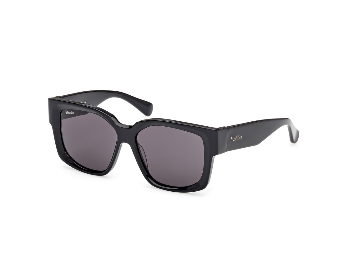 Óculos de sol maxmara mm0145 glimpse-7 01a negro round femenino tamanho 54mm - Vista principal