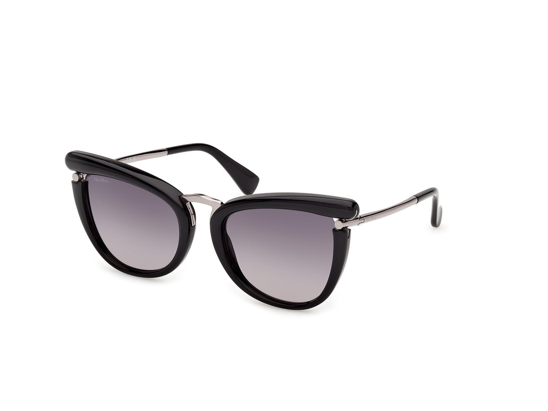 Occhiali da sole maxmara mm0186 01b negro round femenino taglia 55mm - Vista principale