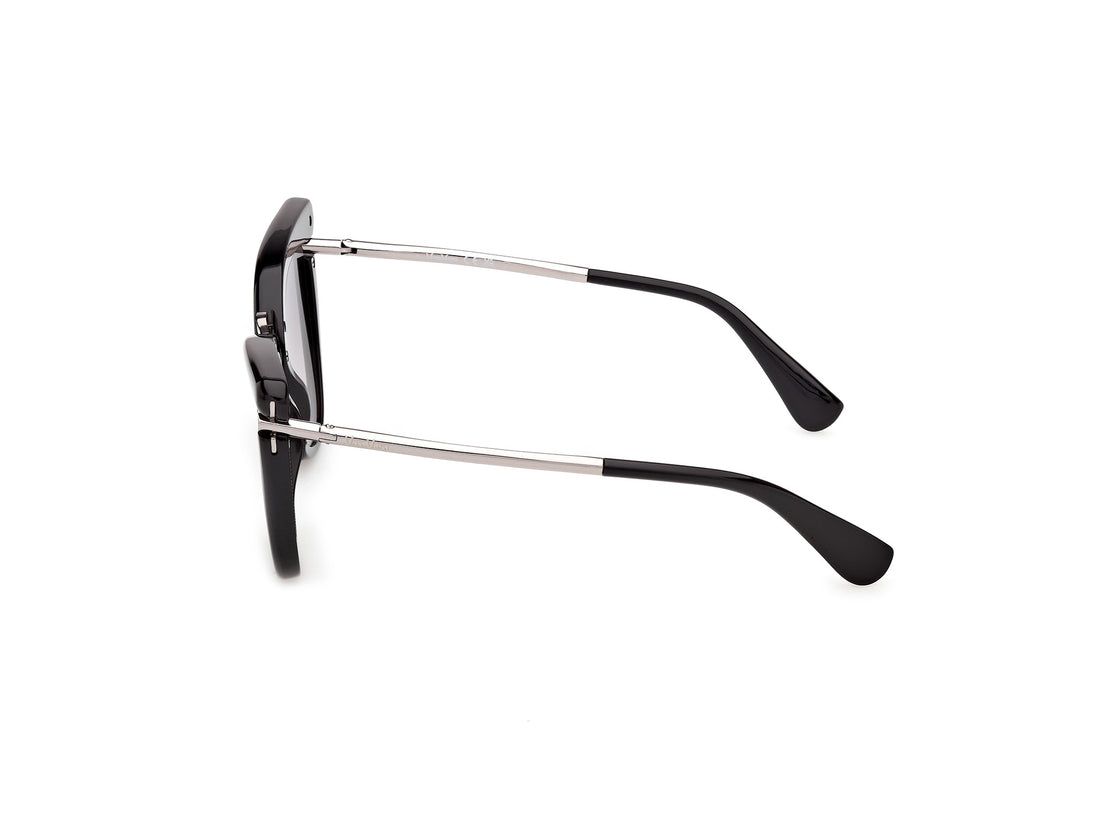 Occhiali da sole maxmara mm0186 01b negro round femenino taglia 55mm - Vista dettagliata