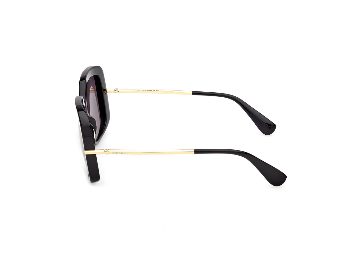 Gafas de sol maxmara mm0195 01a negro round femenino talla 55mm - Vista de detalle