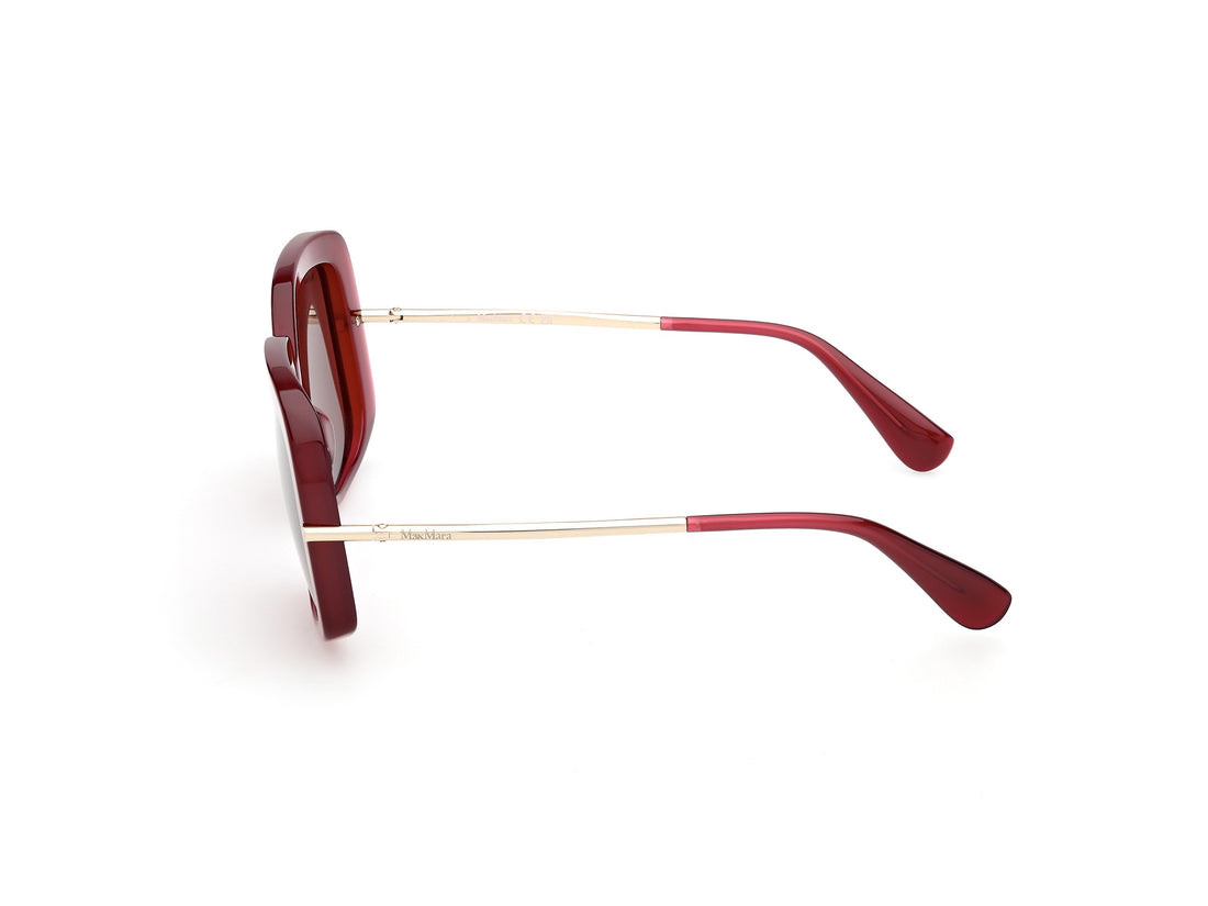 Occhiali da sole maxmara mm0195 69s burdeos round femenino taglia 55mm - Vista dettagliata