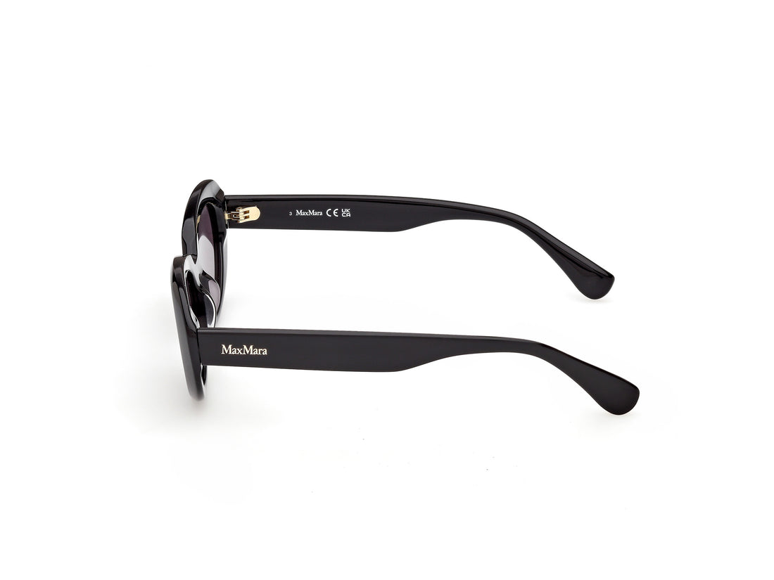 Gafas de sol maxmara mm0196 01a negro oval femenino talla 53mm - Vista de detalle