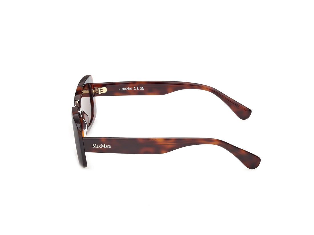 Gafas de sol maxmara mm0197 52e havana rectangular femenino talla 53mm - Vista de detalle