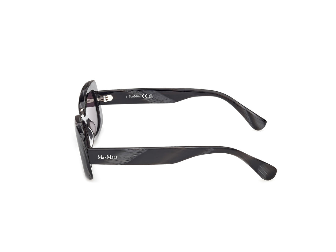 Gafas de sol maxmara mm0197 63a negro rectangular femenino talla 53mm - Vista de detalle