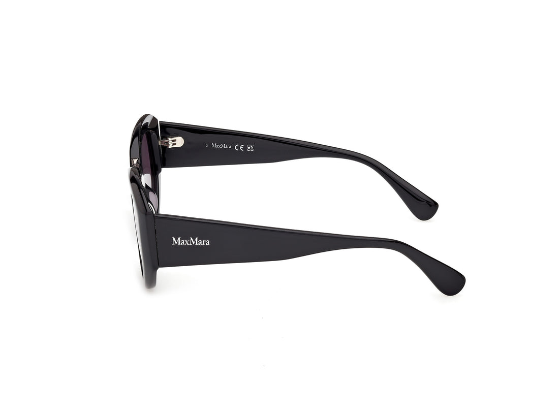 Gafas de sol maxmara mm0198 01a negro round femenino talla 52mm - Vista de detalle