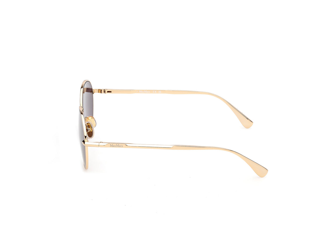 Óculos de sol maxmara mm0200 30a dorado round femenino tamanho 54mm - Vista de detalhe