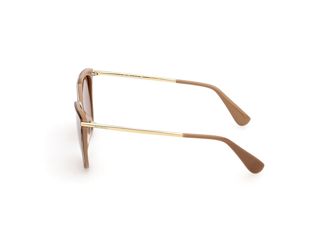 Óculos de sol maxmara mm0201 46e marron square femenino tamanho 57mm - Vista de detalhe