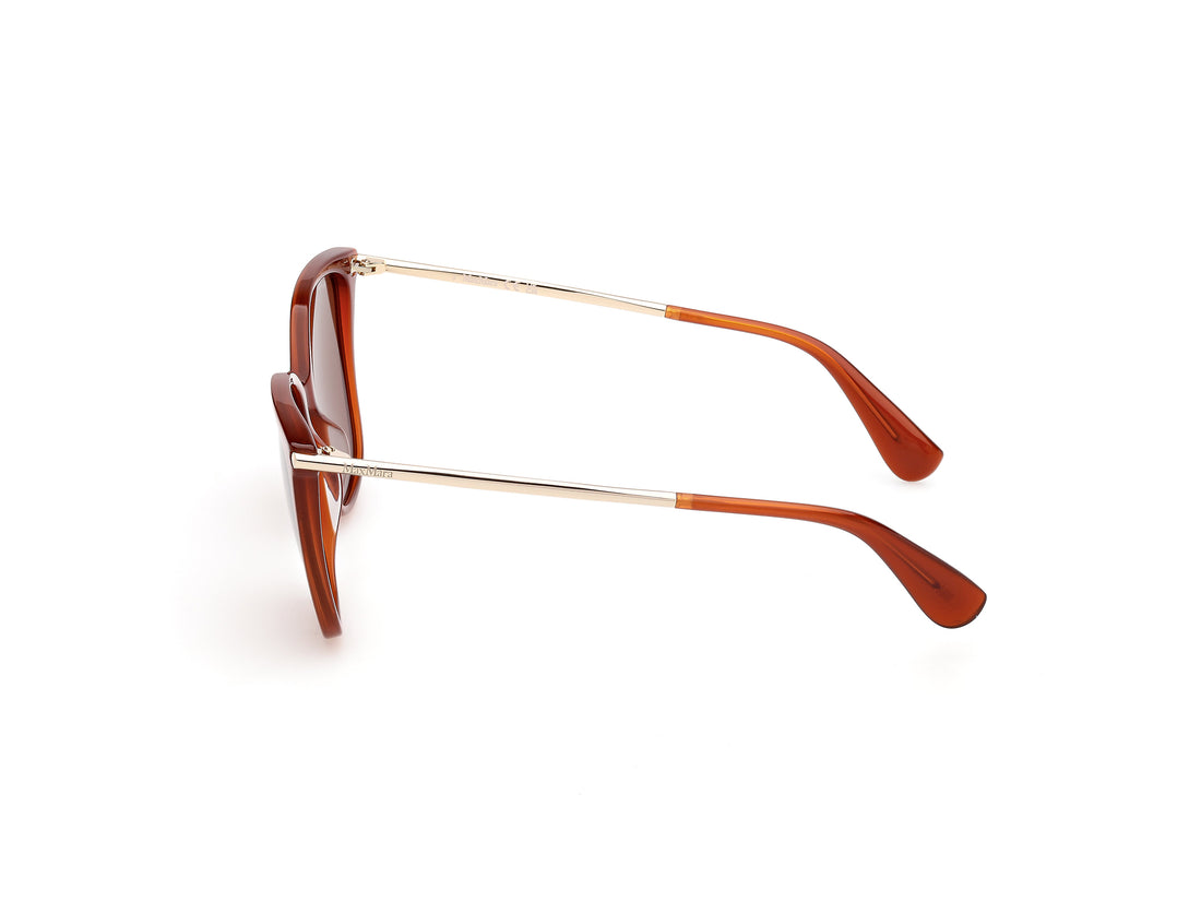 Óculos de sol maxmara mm0202 42e naranja square femenino tamanho 55mm - Vista de detalhe