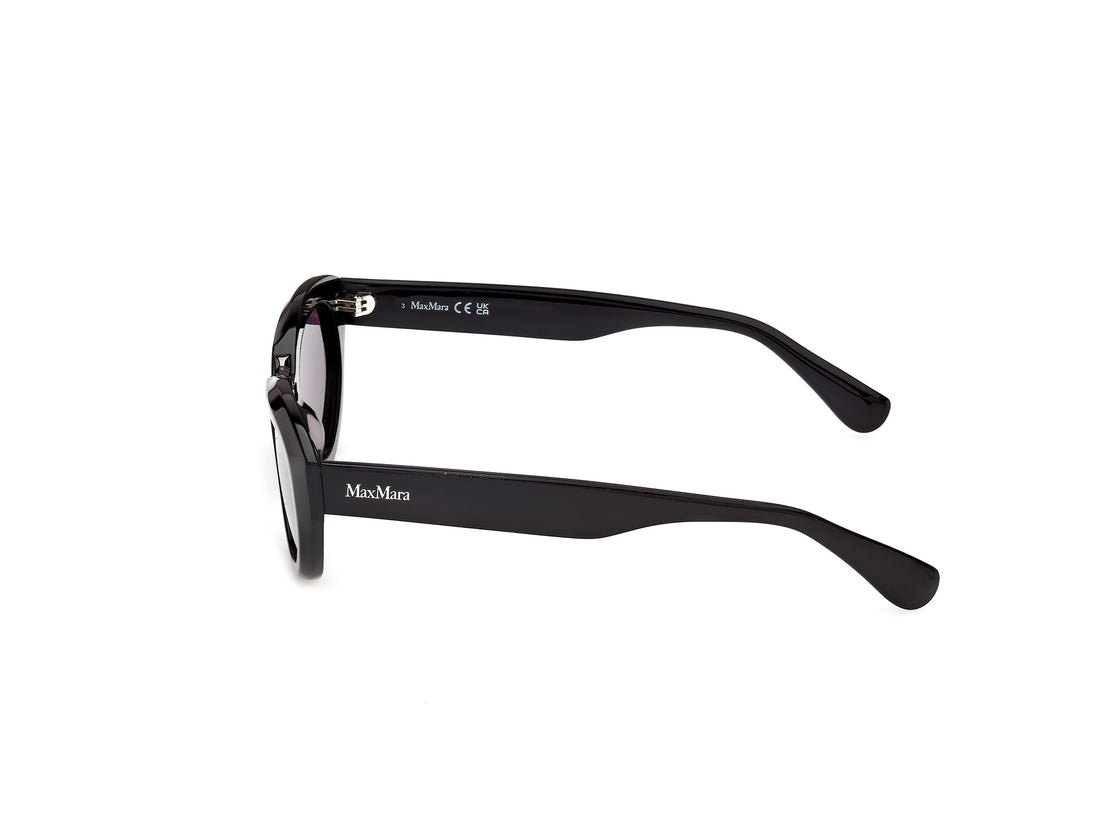 Óculos de sol maxmara mm0203 01a negro geometric femenino tamanho 53mm - Vista de detalhe