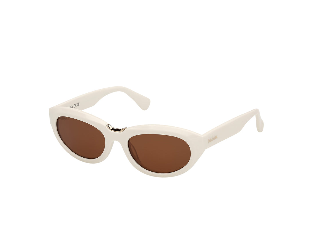 Óculos de sol maxmara mm0203 25e beige geometric femenino tamanho 53mm - Vista principal