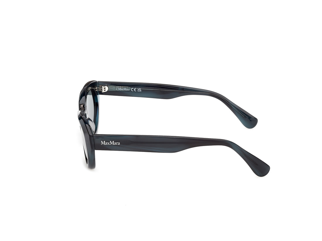 Óculos de sol maxmara mm0203 64n beige geometric femenino tamanho 53mm - Vista de detalhe