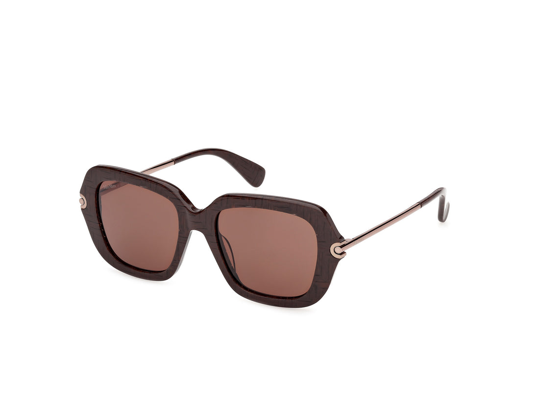Solbriller maxmara mm0213 50e marron butterfly femenino størrelse 51mm - Hovedvisning