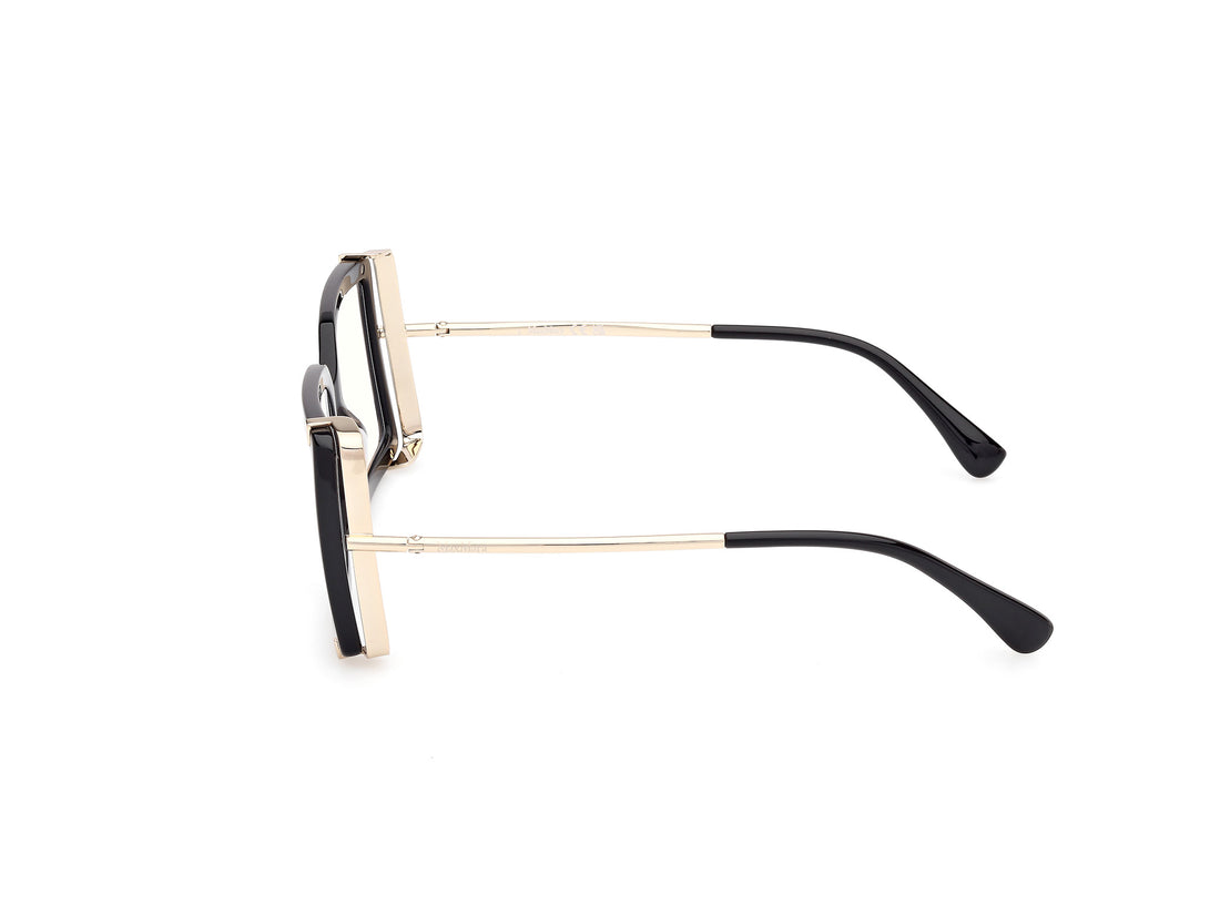 Prescription glasses maxmara mm5155-b 001 rectangular femenino size 55mm - Detailed view