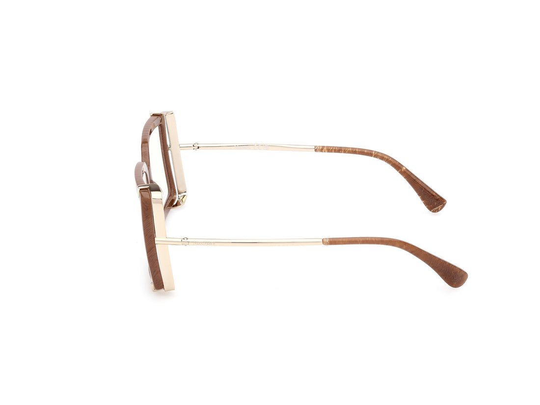 Prescription glasses maxmara mm5155-b 056 rectangular femenino size 55mm - Detailed view